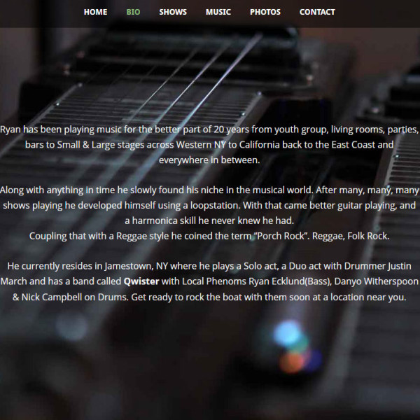 One Page Website
