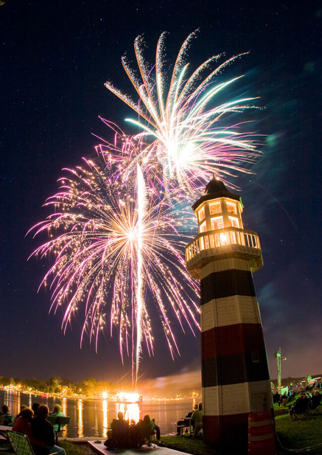 fireworks Chautauqua Lake