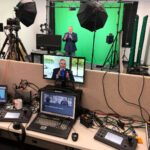 Green-screen production live