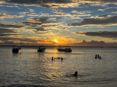 night time on Roatan